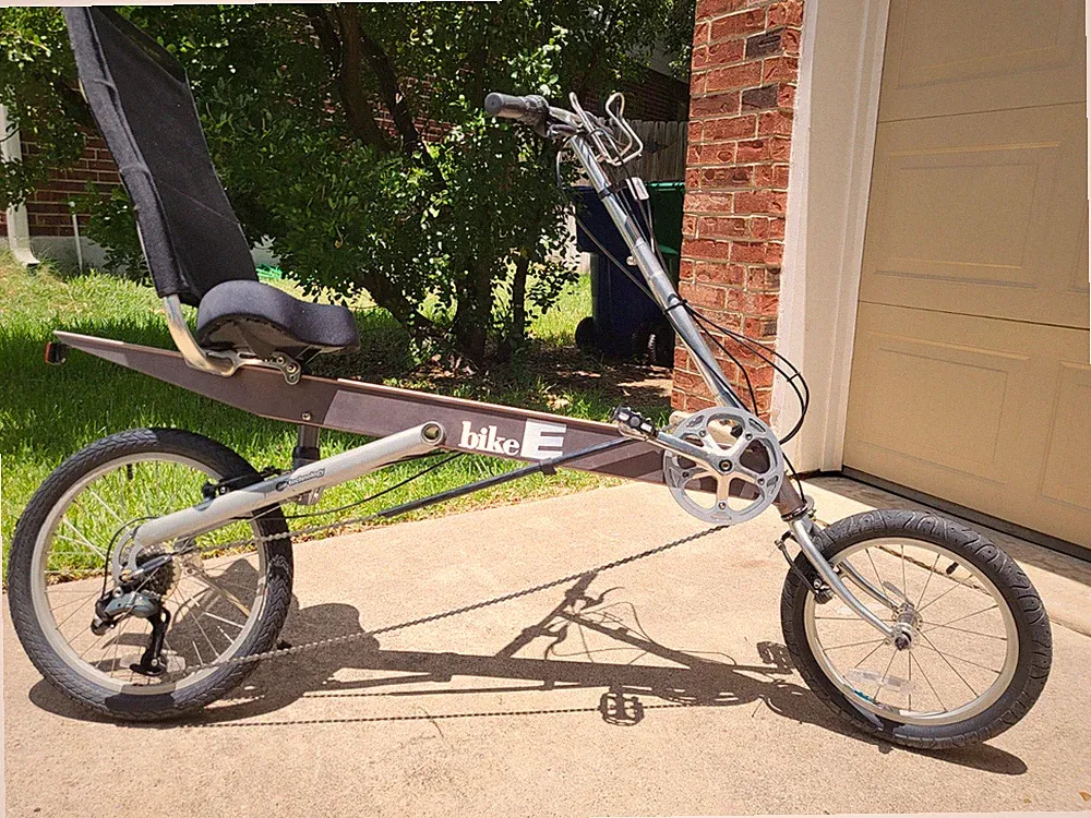 BikeE recumbent bicycle/pre-owned/very low miles