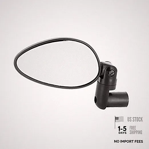 Cyclop Bar-End Bike Mirror – Foldable Rearview for Road, Hybrid & 46cm² Black