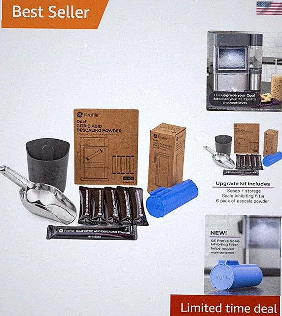 Elevate Your Nugget Ice Maker with GE Opal Upgrade Kit – Scoop & Filter Included