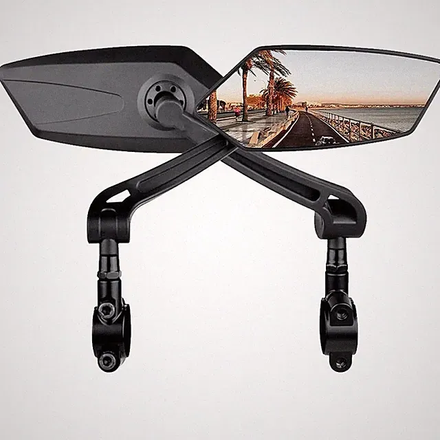 Mountain Bike Rearview Mirror Electric Bike Flat Mirror