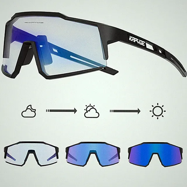 Photochromic Glasses Transition MTB Bicycle Sunglasses Men Women Cycling Goggles