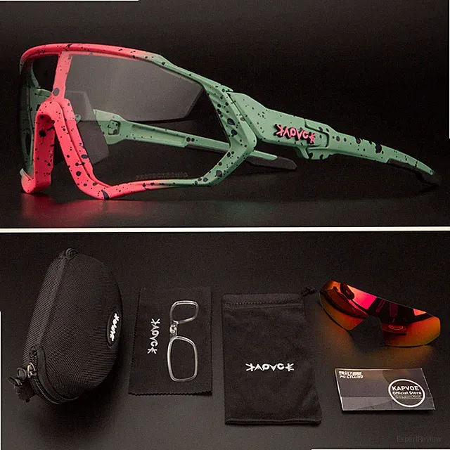 Photochromic Sunglasses Sports Mountain Bike Glasses UV400 Goggles Men Women